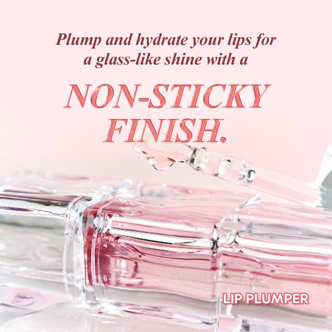 TIRTIR Waterism Brilho Labial Colorido, 4 ml, Brilho Labial Pronto para Beijar, 12H de Longa Duração, Não Pegajoso, Brilho Natural Colorido Coreano Multiuso para Bochechas e Lábios, Presente para Mulheres