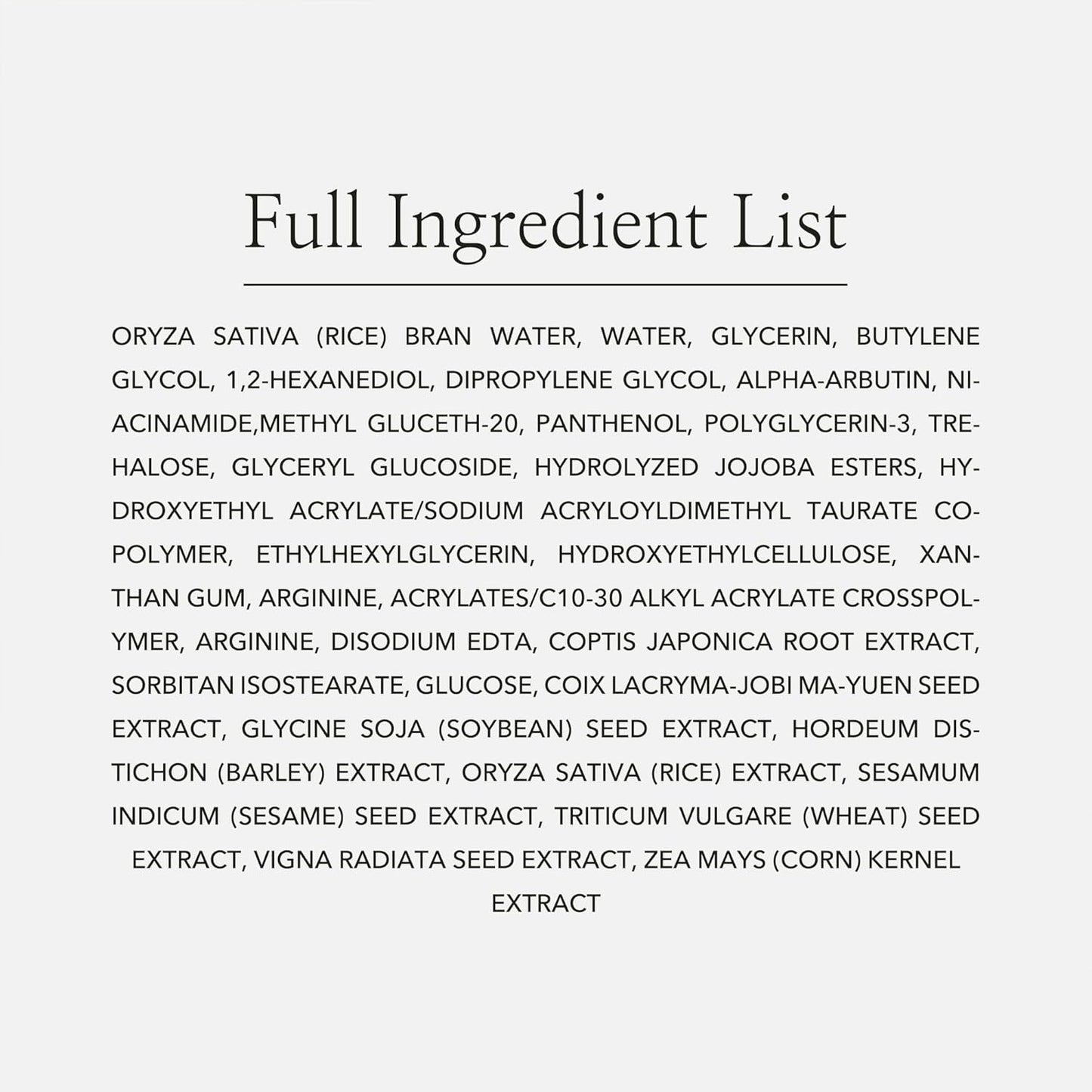 Beauty of Joseon Sérum Iluminador Profundo Arroz + Alfa-Arbutina