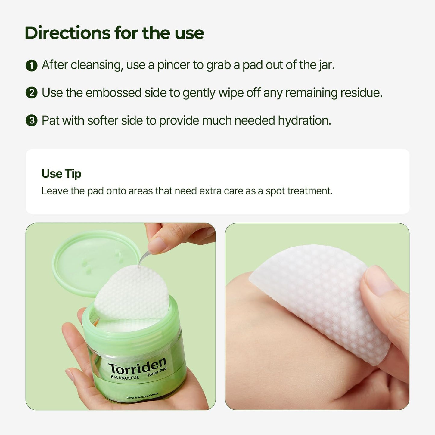 Torriden Discos de Tonificação BALANCEFUL (60 Unidades) | Esfoliação Diária com PHA e LHA para Pele Oleosa, Mista e Sensível | 5D CICA, Pantenol