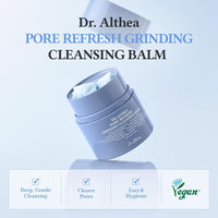 Dr.Althea Bálsamo Limpiador Molido Refrescante de Poros | Limpiador de Poros con Extracto de Té Verde | Crema Limpiadora de Maquillaje Higiénica en Un Solo Paso | Para Todo Tipo de Piel | Cuidado de la Piel Vegano Coreano | 1.69 Fl Oz