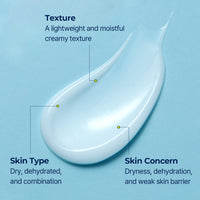 Torriden Crema DIVE IN 80ml (2.71 fl. oz.) | Hidratante Facial para Piel Sensible y Grasa | Textura Ligera y Cremosa | Crema con Ácido Hialurónico, Alantoína