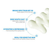 Protector Solar Facial Cell Fusion C Aquatica UV Defense SPF 50, Hidratante con SPF, Ligero y Sin Rastro Blanco, Protector Solar Coreano para Rostro, 50ml / 1.69 fl.oz