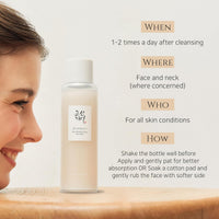 Beauty of Joseon Tónico Facial de Arroz Replenecedor Glow para Piel Grasa y Mixta Hidratación Coreana Equilibrante 150ml, 5.07 fl.oz