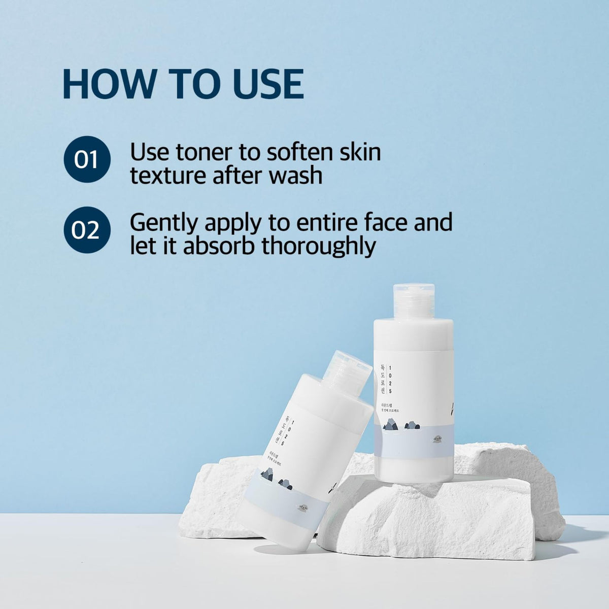 ROUND LAB Loción 1025 Dokdo 6.76 Fl Oz, Hidratación Intensa y Duradera con Triple Ácido Hialurónico, Textura Fluida para Protección de la Barrera Cutánea, Hidratante Facial para Humectación Profunda, Cuidado de la Piel Coreano